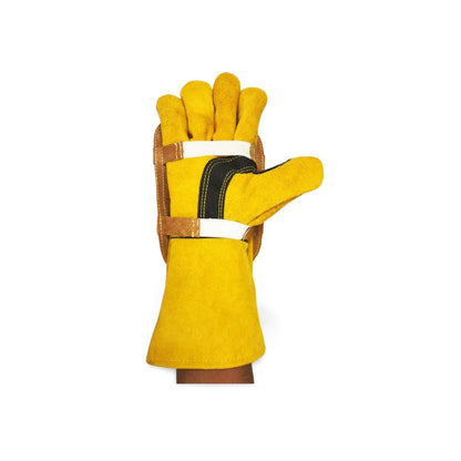 Aluminized Pad + Welding Glove For Heavy duty Welding Heat Resistance Fire Resistance spatters proof 1 Pair Aluminized Pad + 1 Pair welding Gloves