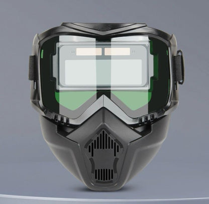 Welding Helmet, Auto-Darkening dimmimg Full Face Coverage, detailed view while welding Integrated Design, HD vision 98% True Color & breathable best for welding task