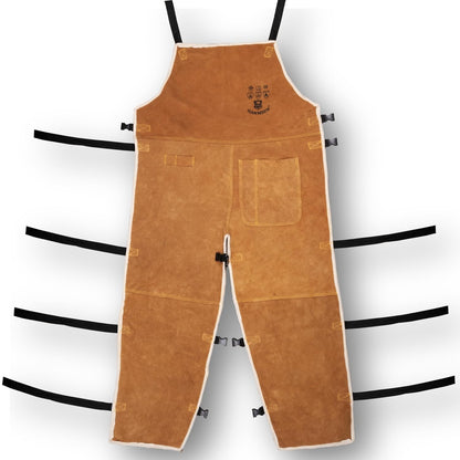 ProGuard Suede Leather Welding Bib & Apron Suit