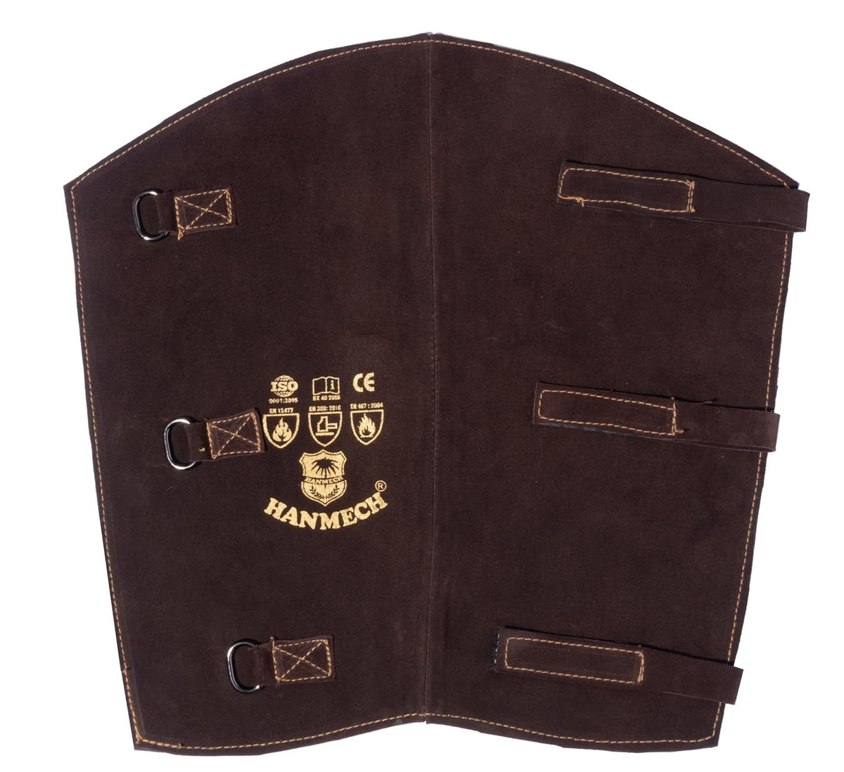 HANMECH heavy duty leather snake gaiters with protective construction