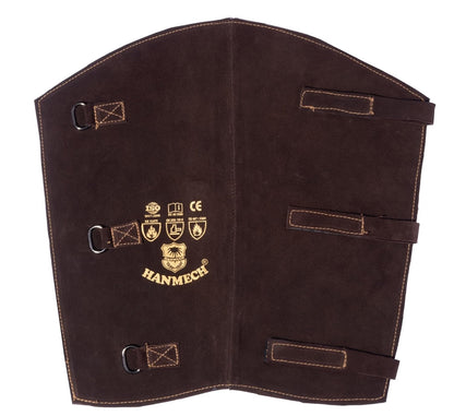 HANMECH heavy duty leather snake gaiters with protective construction