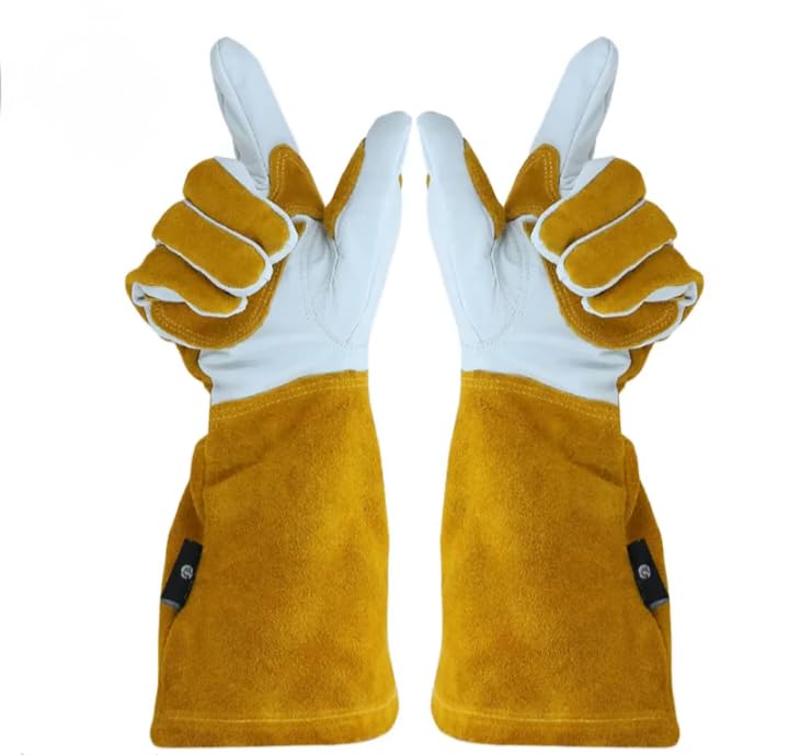 Long Cuff Animal Bite Protection Gloves for Safe Animal Handling