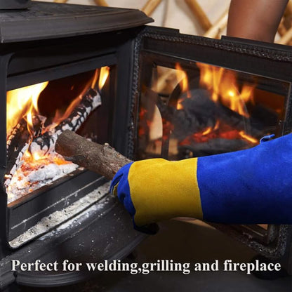 Leather Gloves - Multi-Purpose Protection For Snake Bite, Welding, Dog Bite, Gardening