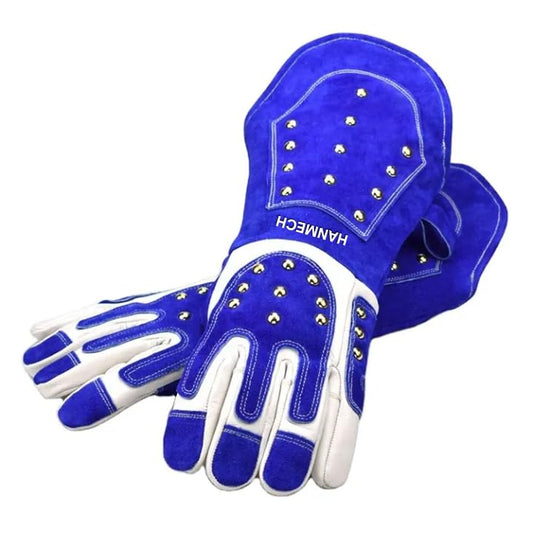 HANMECH professional animal handling gloves for bite and scratch protection