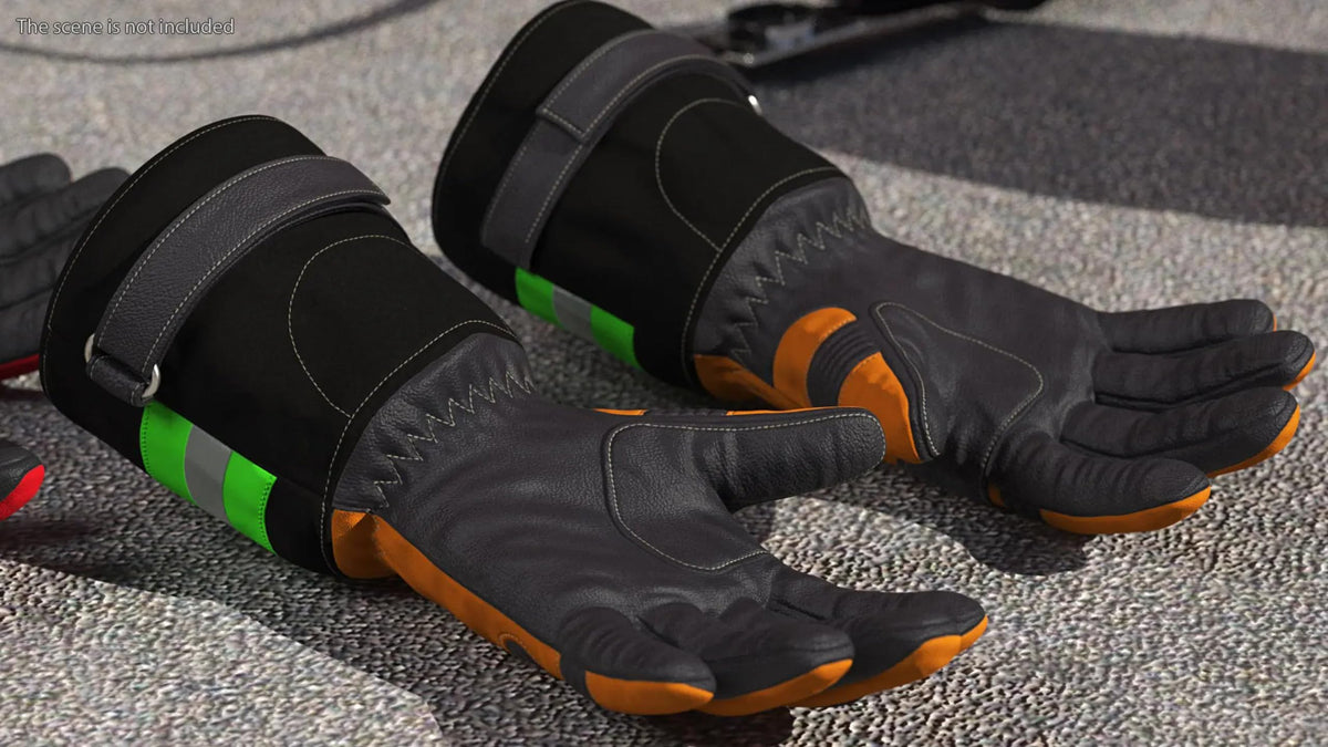 This leather animal handling gloves providing bite protection while safely handling a dog and reptile, designed for durable and secure animal handling.
